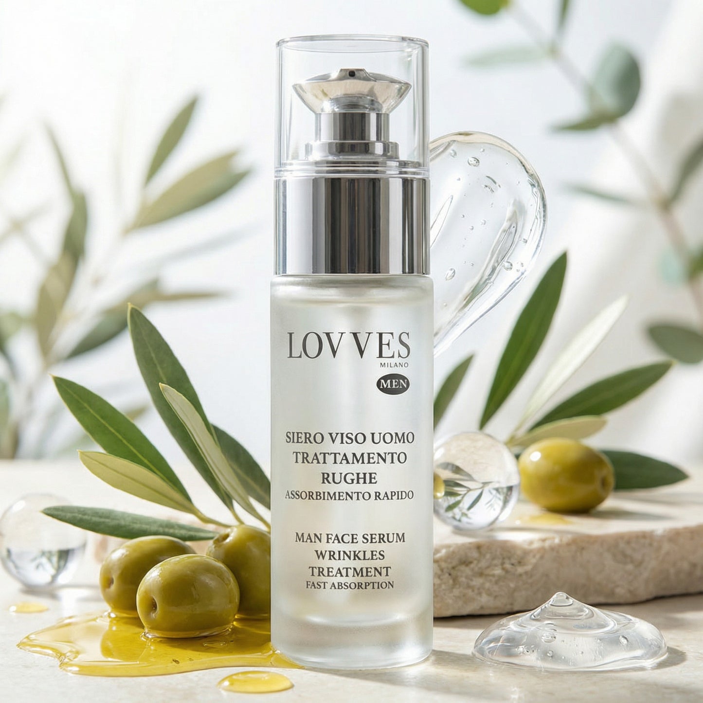 Sérum Visage Anti-Rides pour Hommes